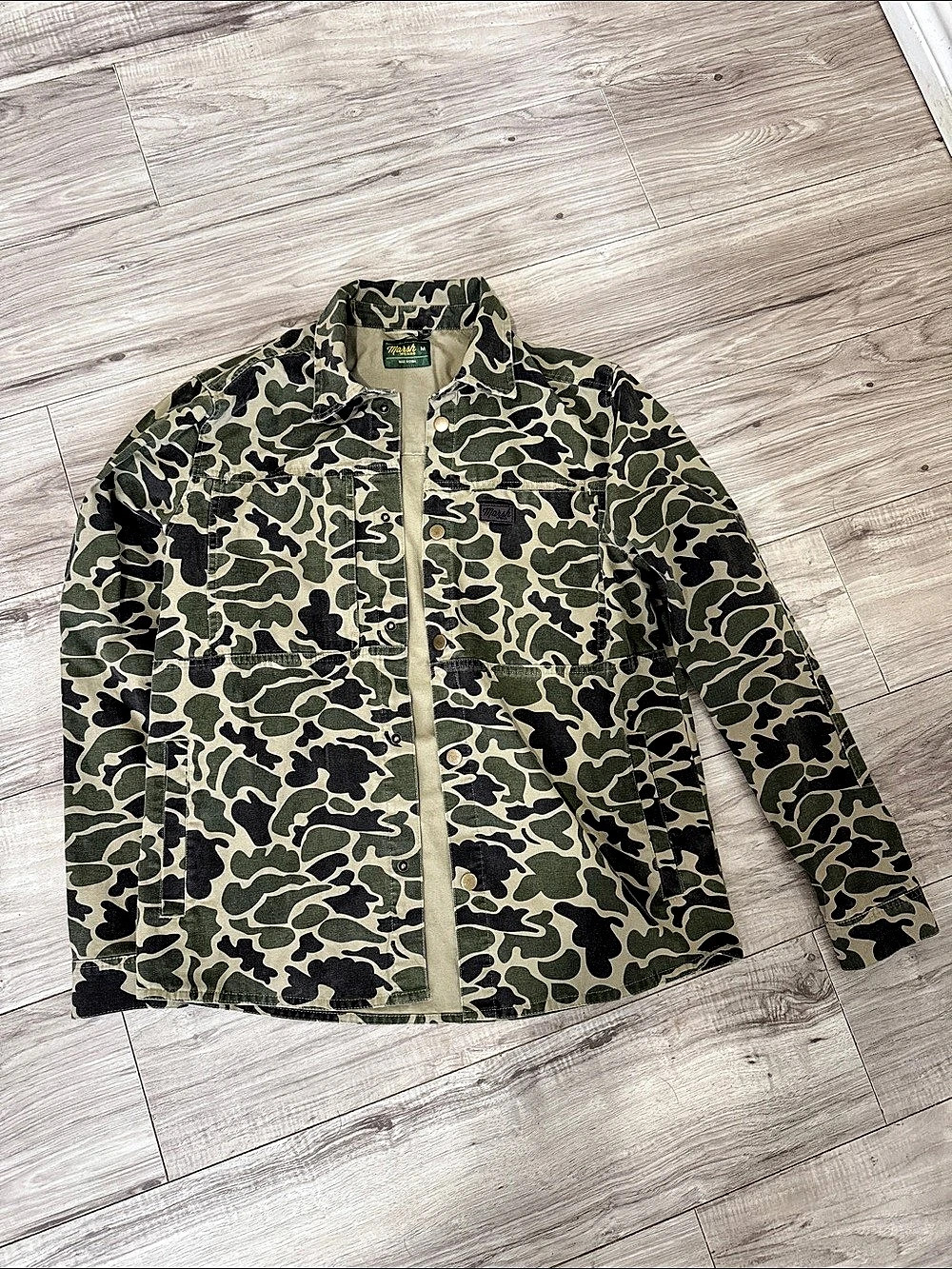 Marsh Wear Delano Shacket Camo Field Jacket Medium